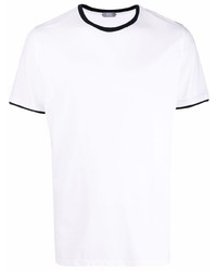 T-shirt girocollo bianca di Zanone
