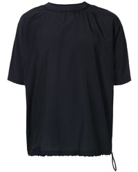 T-shirt girocollo blu scuro di 08sircus