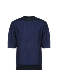 T-shirt girocollo blu scuro di 3.1 Phillip Lim