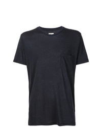 T-shirt girocollo blu scuro di 321