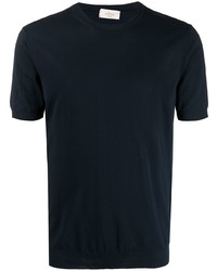 T-shirt girocollo blu scuro di Altea
