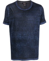 T-shirt girocollo blu scuro di Avant Toi