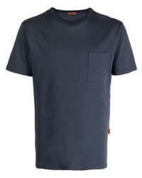 T-shirt girocollo blu scuro di Barena