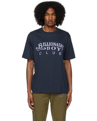 T-shirt girocollo blu scuro di Billionaire Boys Club