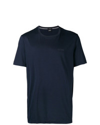 T-shirt girocollo blu scuro di BOSS HUGO BOSS