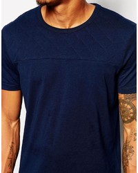 T-shirt girocollo blu scuro di Asos