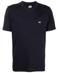 T-shirt girocollo blu scuro di C.P. Company