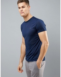 T-shirt girocollo blu scuro di Calvin Klein Golf