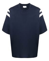 T-shirt girocollo blu scuro di Chocoolate