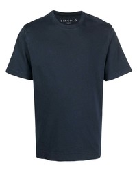 T-shirt girocollo blu scuro di Circolo 1901