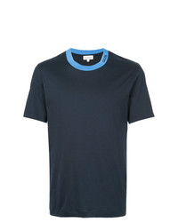 T-shirt girocollo blu scuro di CK Calvin Klein