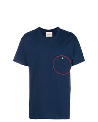 T-shirt girocollo blu scuro di Corelate