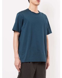 T-shirt girocollo blu scuro di Attachment