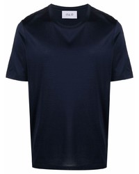T-shirt girocollo blu scuro di D4.0