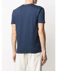 T-shirt girocollo blu scuro di Gucci