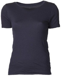 T-shirt girocollo blu scuro di Drifter