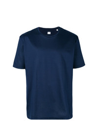 T-shirt girocollo blu scuro di E. Tautz