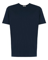 T-shirt girocollo blu scuro di Egrey