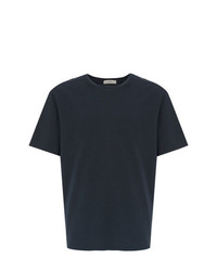 T-shirt girocollo blu scuro di Egrey