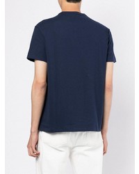 T-shirt girocollo blu scuro di Polo Ralph Lauren