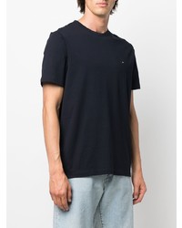 T-shirt girocollo blu scuro di Tommy Hilfiger