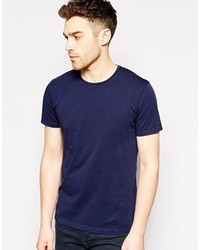 T-shirt girocollo blu scuro di Esprit