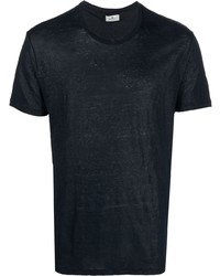 T-shirt girocollo blu scuro di Etro