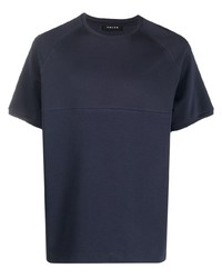 T-shirt girocollo blu scuro di Falke