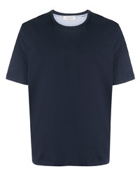 T-shirt girocollo blu scuro di Fileria