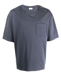 T-shirt girocollo blu scuro di Filippa K