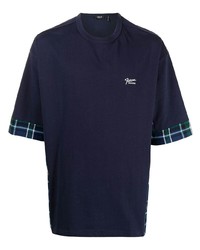 T-shirt girocollo blu scuro di FIVE CM