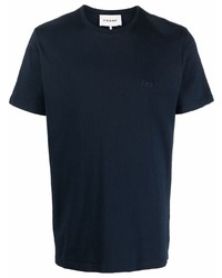 T-shirt girocollo blu scuro di Frame