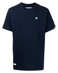 T-shirt girocollo blu scuro di Izzue