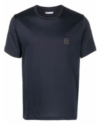 T-shirt girocollo blu scuro di Jacob Cohen