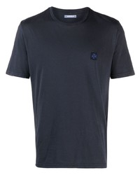T-shirt girocollo blu scuro di Jacob Cohen