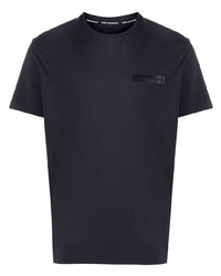 T-shirt girocollo blu scuro di Karl Lagerfeld