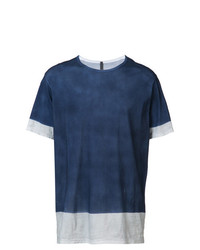 T-shirt girocollo blu scuro di Kazuyuki Kumagai