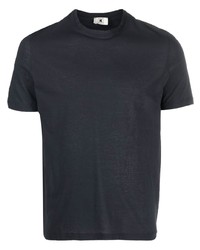T-shirt girocollo blu scuro di Kired