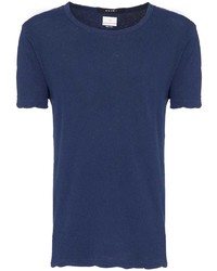 T-shirt girocollo blu scuro di Ksubi