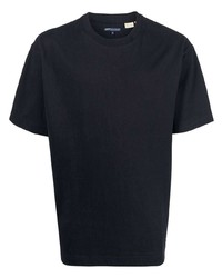 T-shirt girocollo blu scuro di Levi's Made & Crafted