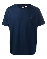 T-shirt girocollo blu scuro di Levi's