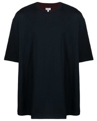 T-shirt girocollo blu scuro di Loewe