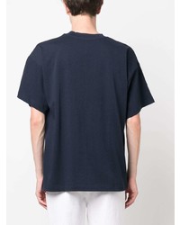 T-shirt girocollo blu scuro di Rossignol