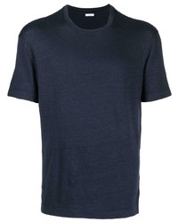 T-shirt girocollo blu scuro di Malo