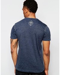 T-shirt girocollo blu scuro di Firetrap