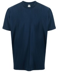 T-shirt girocollo blu scuro di Mazzarelli