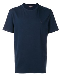 T-shirt girocollo blu scuro di Michael Kors