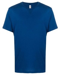 T-shirt girocollo blu scuro di Moschino