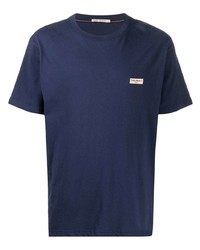 T-shirt girocollo blu scuro di Nudie Jeans