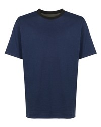T-shirt girocollo blu scuro di OSKLEN